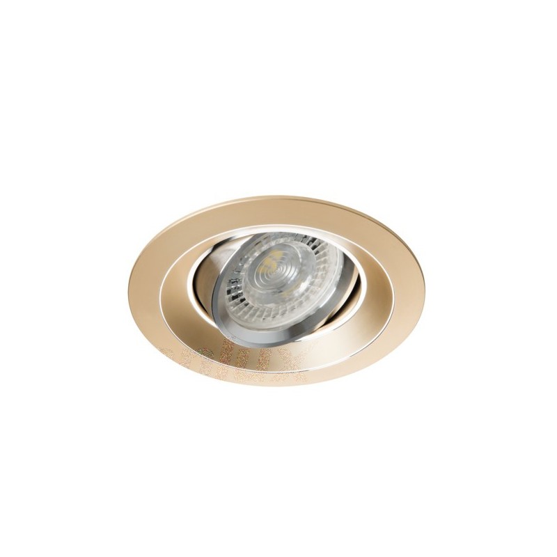 75mm Hole Swivel Ferrule for GU10 or MR16 Led Spotlight - COLIE Gold