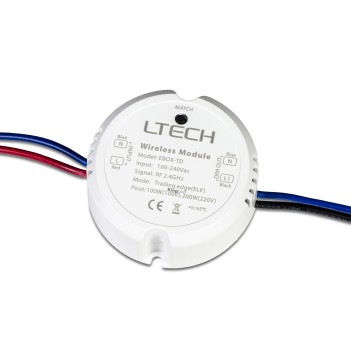 Ricevitore RF 2.4GHz AC 100-240V Dimmer TRIAC per