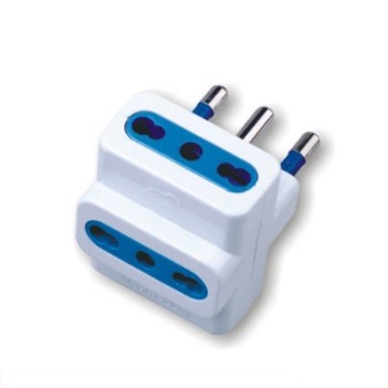 3-Seater Bypass Adapter 16A Plug en