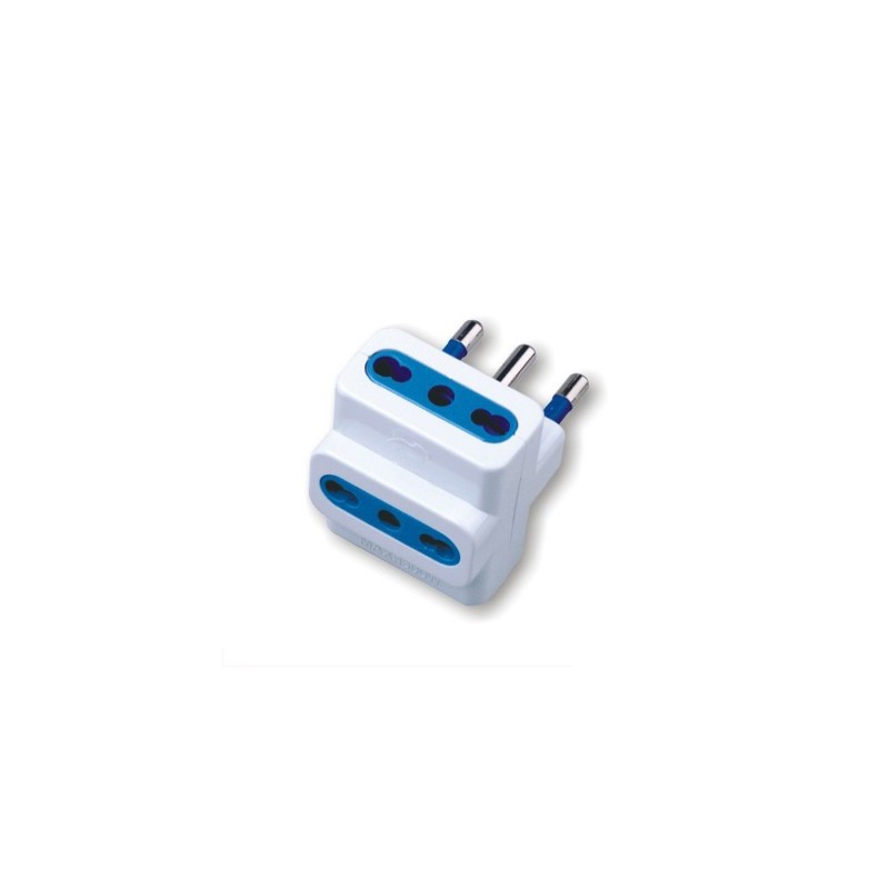 3-Seater Bypass Adapter 16A Plug en