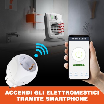 KiWi EP16A Presa Schuko Smart WiFi 16A Compatibile con