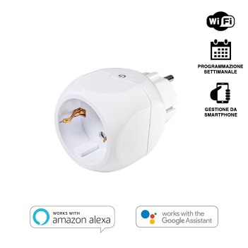 KiWi EP16A Presa Schuko Smart WiFi 16A Compatibile con