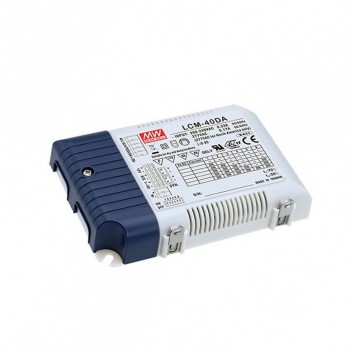 Alimentatore 40W 350-1050mA DALI e PUSH Dimming - MeanWell LCM-40DA