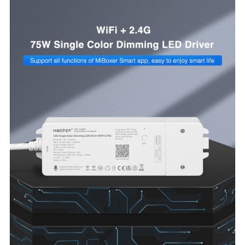 MiBoxer MiLight WL1-P Smart Wifi power supply 75W 24V Dimmer Compatible with