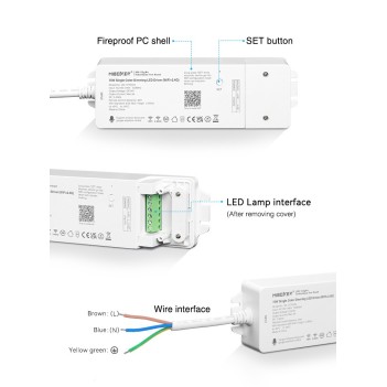 MiBoxer MiLight WL1-P Alimentatore e Controller Smart WiFi