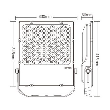 MiBoxer MiLight Proiettore Faro Led 100W IP65 RGB+CCT RF