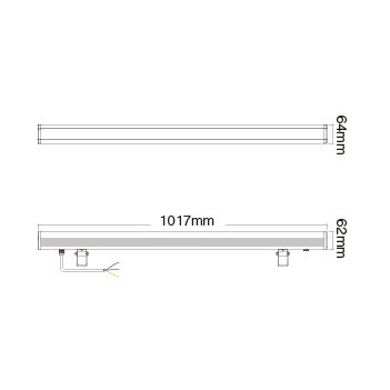 MiBoxer Mi Light Wall Washer 48W 230V RGB+CCT IP66 RF