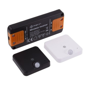 Kit Wireless PIR per armadi - DELI KIT Nero en