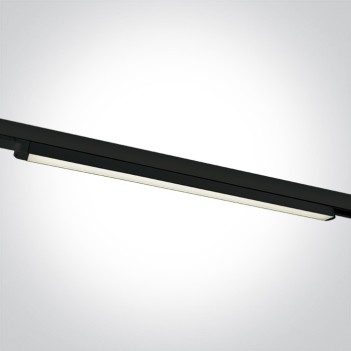 Barra Led per Binario Trifase SERIE LINEAR 25W 2500lm 110D Colore Nero