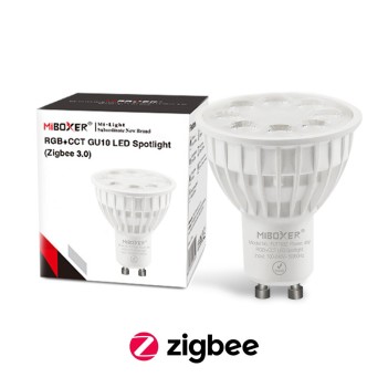 Miboxer Li-Light Spotlight Led Gu10 RGB + CCT ZigBee 3.0 4W 280 lm 25D -