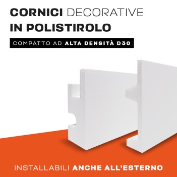 Cornice in Polistirolo per illuminazione indiretta KL121 da