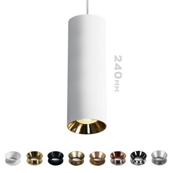 Faretto Spotlight con attacco GU10 Serie Pendant Cylinder