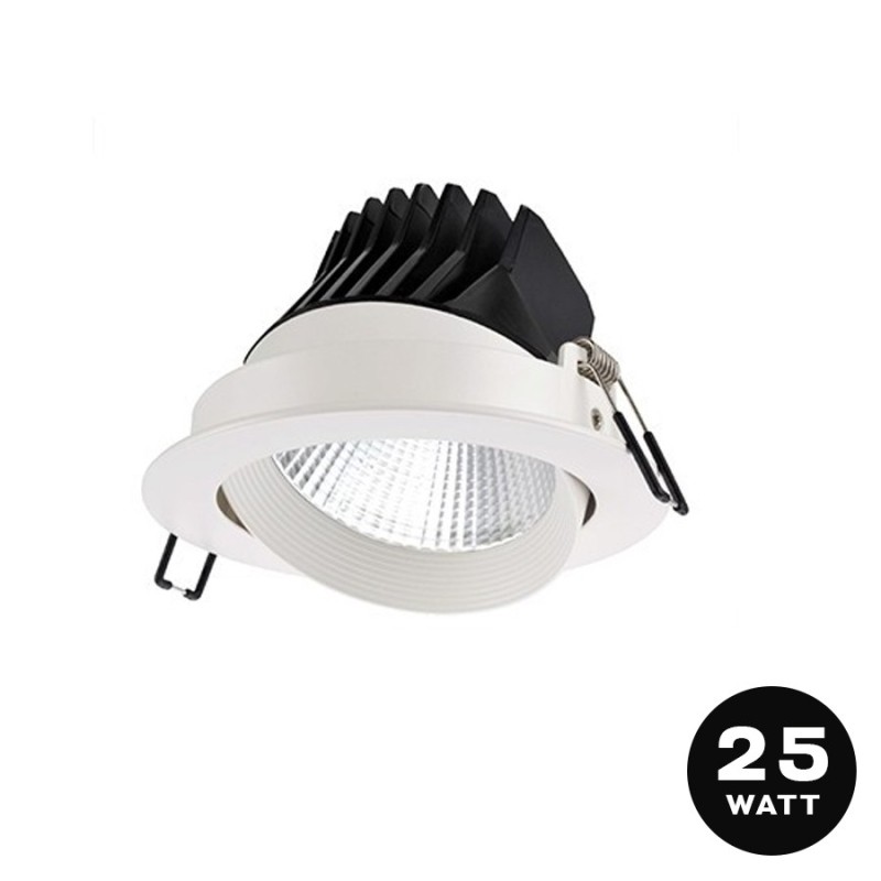 NVC - Faretto Led da Incasso Cri90 25W 1870lm 36D Foro Ø150mm en