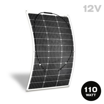 PANNELLO SOLARE FLESSIBILE ETFE 110W 12V MONOCRISTALLINO en