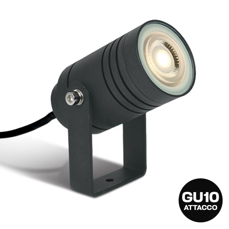 Garden Spotlight with Lamp Holder GU10 220V IP65 Anthracite - Garden Series en