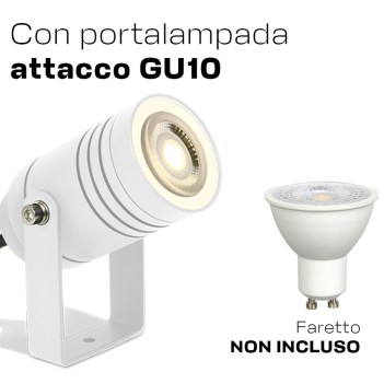 Faretto da Giardino con Picchetto portalampada GU10 220V