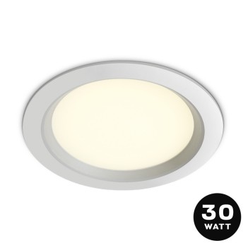 Downlight BUDGET 30W 2100lm 3000K IP20 120D Hole 210mm Colour White