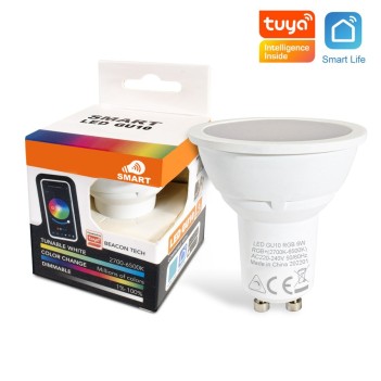 Lampadina Smart RGB+CCT LED GU10 Dimmerabile - Wifi - 5W 