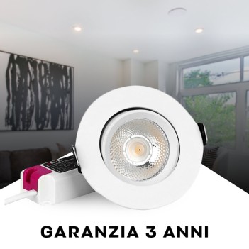 Faretto da incasso MiBoxer orientabile 6W CRI90+ 30D con