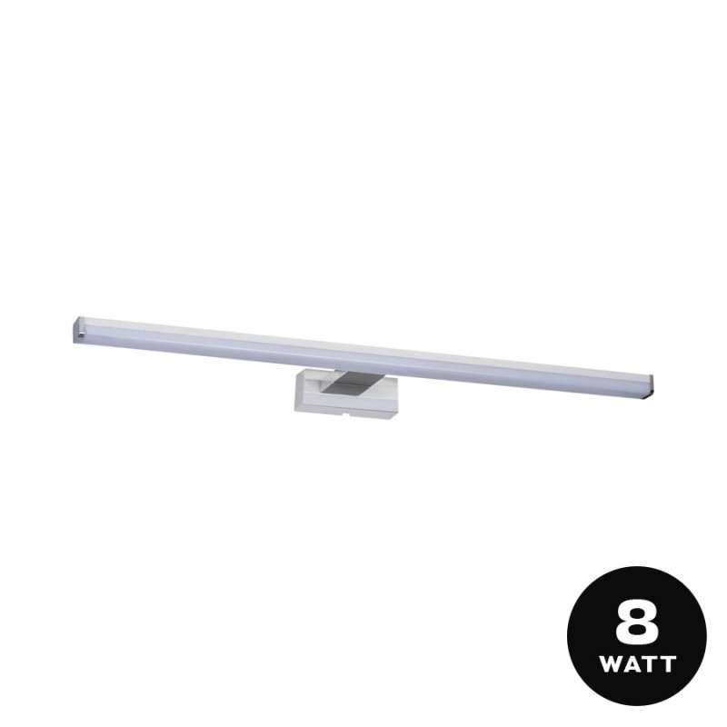 Wall lamp 8W 570lm 230V IP44 - ASTEN 60cm Chrome