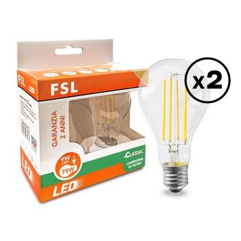 PROMO KIT 2 Lampadine Led E27 9W 1055lm A60 su KingLed