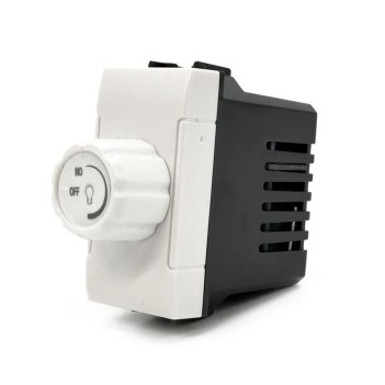 Wheel Dimmer Switch 500W White 1 Module T3 - Bticino Matix Compatible