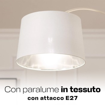 Rigel Lampada LED da terra piantana soggiorno design ad arco