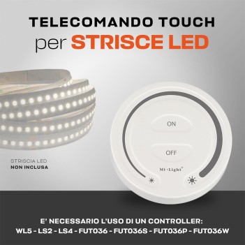 MiBoxer Mi-Light Mini Telecomando Da Muro RF Dimmer Full