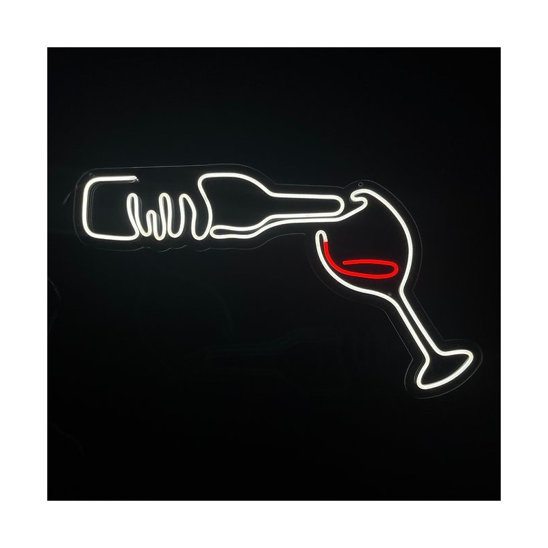 Led Neon Lamp Sign - WINE PLEASE! en