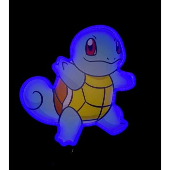 SQUIRTLE - Insegna Lampada Neon Led - Gestione da Smartphone e Vocale