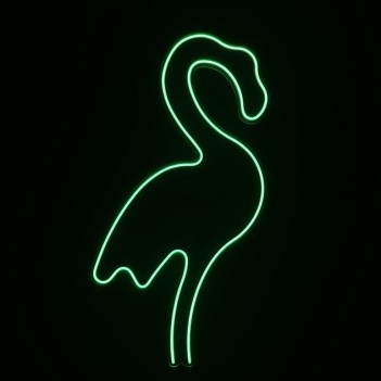 SMALL Single Colour Customisable Led Neon Lamp - Management by Smartphone and Voice