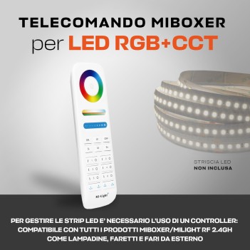 Miboxer Mi Light FUT089S Remote Control RGB+CCT 6 Zones + 4 Scenes