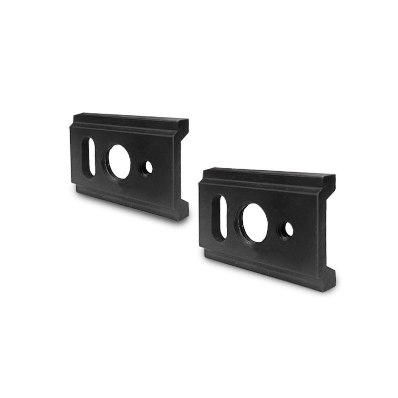 Set of 2 ceiling mounting clips for 48V SURFACE SUPREMA track - Colour Black en