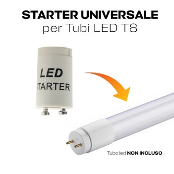 KING LED | Universal starter for T8 LED tubes