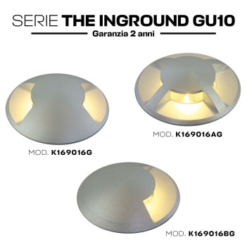 KING LED | Segnapasso da incasso con attacco GU10 calpestabile IP67