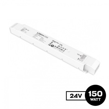 Alimentatore 150W 24V DALI2, PUSH e DMX Dimming per Strisce Led RGB e RGBW - LTech LM-150-24-G4K3