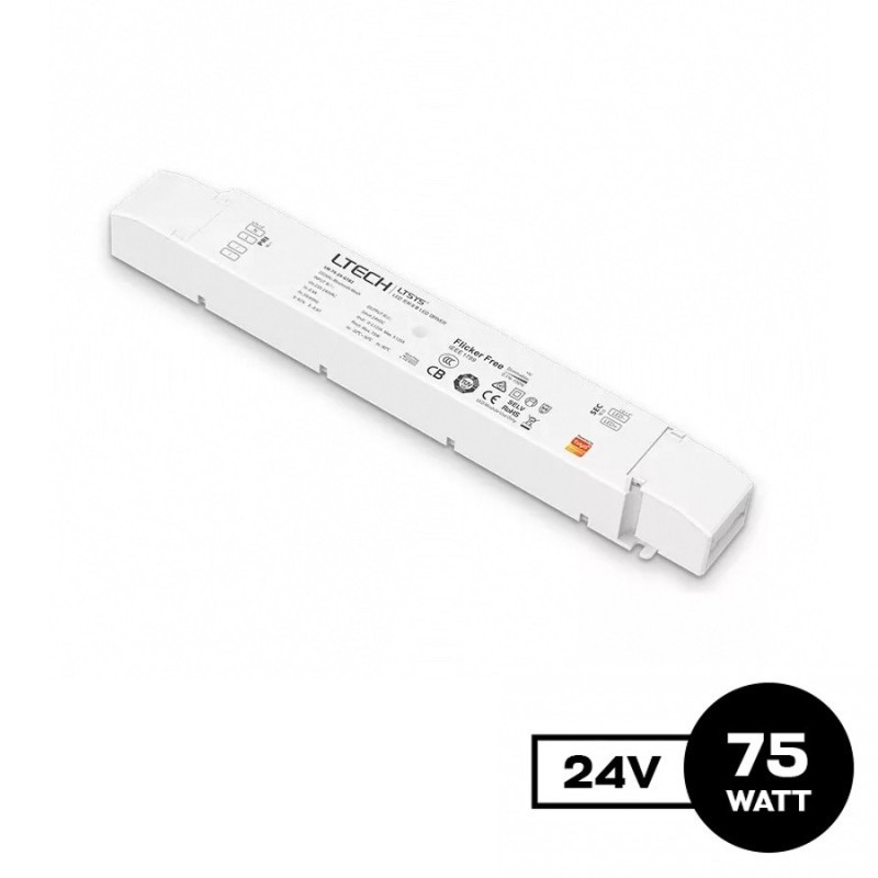 Alimentatore 75W 24V SMART BlueTooth dimmerabile - LTech