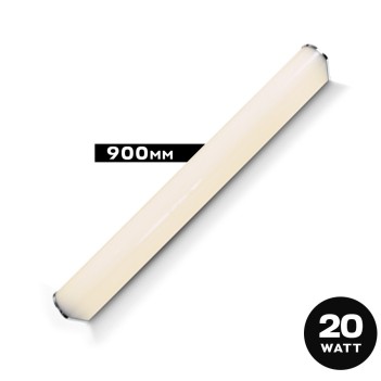 Applique led lineare per specchio 20W 1700lm IP44 da 90cm