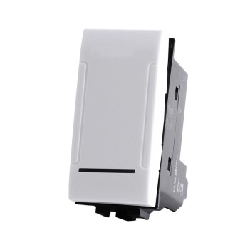 Deviatore 1 Modulo 1 Polo 16A Bianco compatibile con Bticino Living