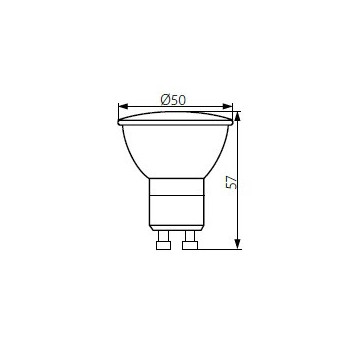 Buy Faretto Led Dimmerabile GU10 Max 7,5W 550lm - EN