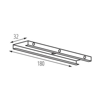 Clip coupling linear suspension installation for three-phase track quad colour