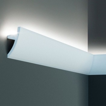 Polystyrene Frame for Indirect Lighting 100 cm - Skirting Diffused Light Effect