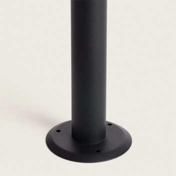 Garden bollard with E27 socket Garden series 50cm 220V IP44 - Black en