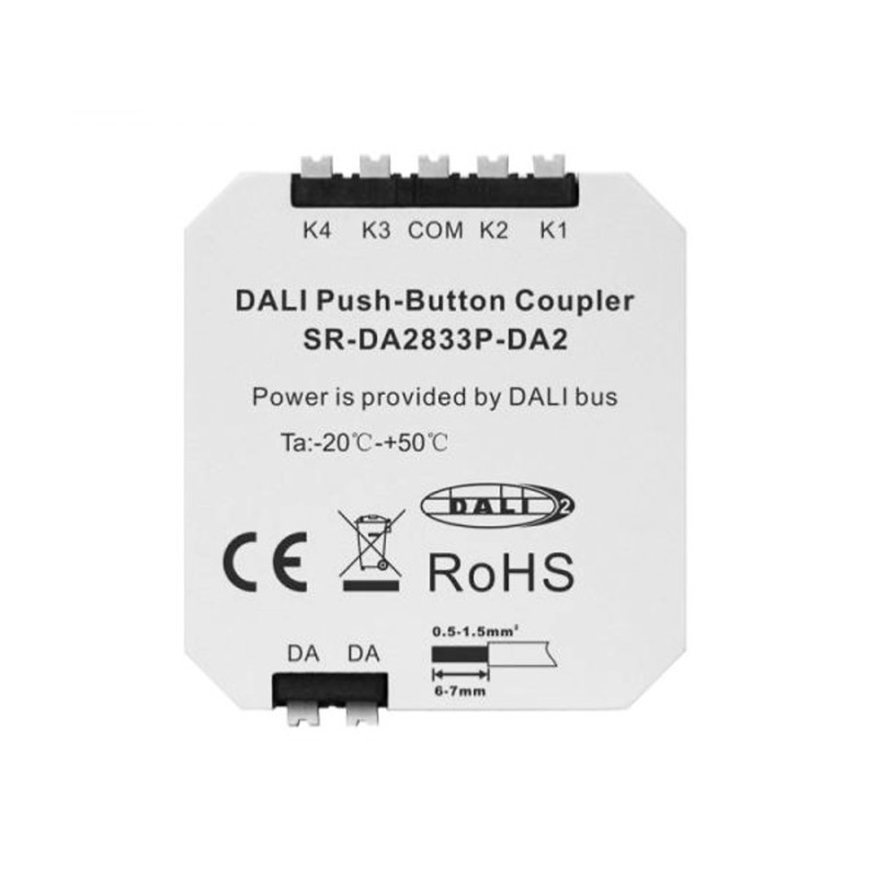 DALI2 4-button Coupler SR-DA2833P-DA2 en