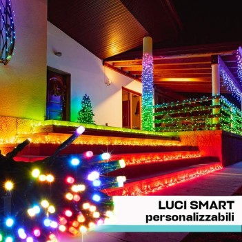 Luci di natale colorate smart RGB+IC dinamiche Wifi - 20 Metri en