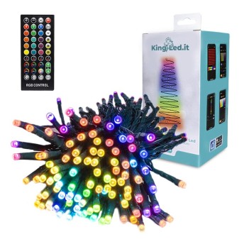 Luci di natale colorate smart RGB+IC dinamiche Wifi - 20 Metri en