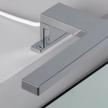 Applique da muro con attacco 5W 320lm 300mm Serie bathroom - Cromata