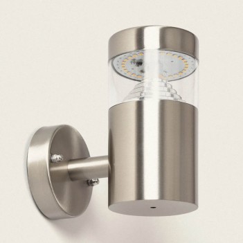 Wall-mounted sconce 6W 540lm 220V, Garden series - Anodized stainless steel, IP44