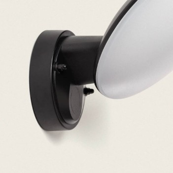 Waterproof Wall-mounted sconce 9W 220V, Garden series - Black, IP54, 3000K