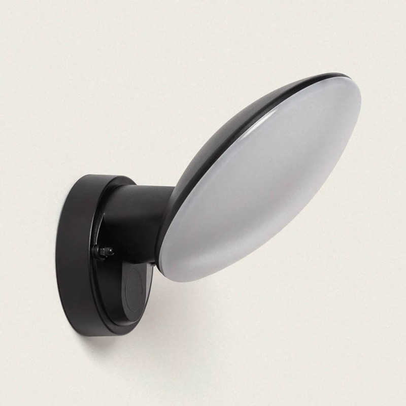 Waterproof Wall-mounted sconce 9W 220V, Garden series - Black, IP54, 3000K